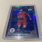 Mohamed Salah /75 Blue Refractor UCC Topps Chrome 2025