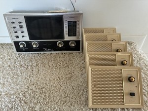 NuTone 2055-2056 Audio Intercom Master Unit w/ Wall Speakers 120V 33W