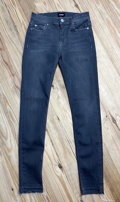 Hudson Size 25 Women Jeans Nico Mid Rise Super Skinny Gray Denim EUC