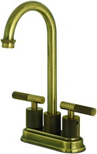 Kingston Brass KB549.KNL Convergent 1.8 GPM Standard Bar Faucet - Brass