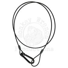 Safety Cable 54" Cable - Black