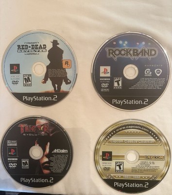 PS2 Games (Red Dead, Rockband, Turok, Capcom Classics)