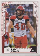 2020 Upper Deck CFL Red 5/165 Nate Holley #184 0h2l
