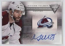 2013-14 Panini Titanium Reserve Signatures Maxime Talbot #TR-MXT Auto 9hx