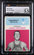 1961-62 Fleer #42 Jack Twyman Cincinnati Royals - CSG 5.5 Ex+