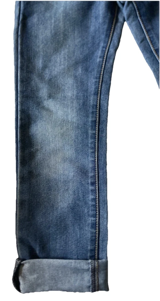 Pantalones de mezclilla azules con puños altos ajustados de cobre Lucky Brand para niñas talla 8 Foto 3 de 4