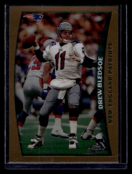 1998 Topps Chrome #67 Drew Bledsoe  New England Patriots