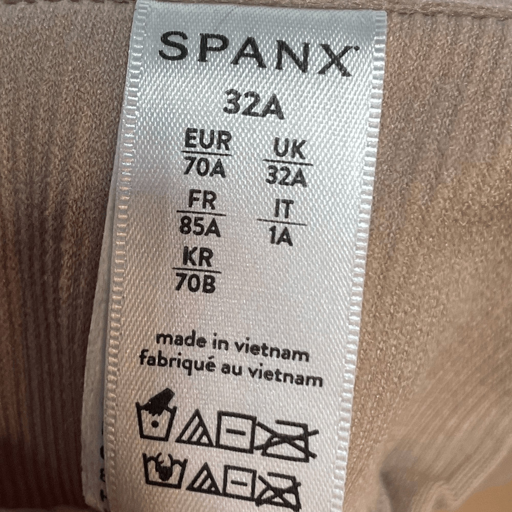 Spanx Nude Button Front Bra 32A - image 6