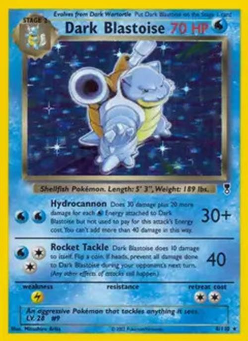Dark Blastoise - 4/110 - Pokemon Legendary Collection Holo Rare Card LP