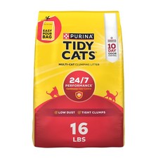 Purina Tidy Cats Clumping Cat Litter Odor Control 24/7 Performance Multi Cat ...
