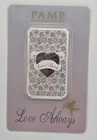 PAMP Suisse Love Always 1 oz .999 Fine Silver Bar Sealed in Assay