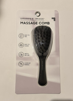 Sharper Image Massage Comb Wet / Dry Use - Exfoliates