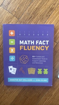 Math Fact Fluency 60+ Games & Tools Jennifer Bay-Williams Kling PB