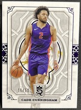 2023-24 Topps Royalty Collection Cade Cunningham Purple #/50 Pistons