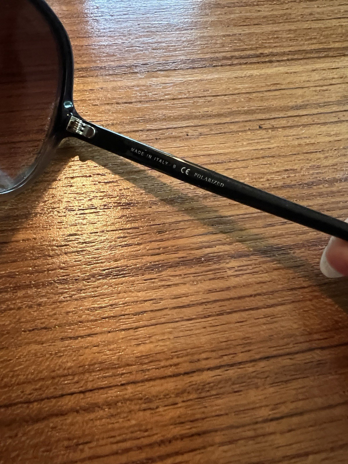 Authentic Chanel Brown Gradient Oversized Sunglas… - image 9