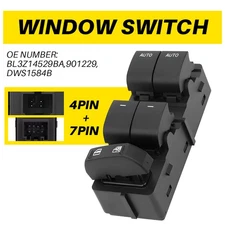 Power Window Control Switch Button for 2011 2012 2013 2014 Ford F150 BL3Z14529BA