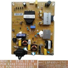 LG EAX67189201 1.6 EAY64511101 LGP49DJ-17U1, LG 49UK630 Power Supply