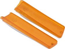 1 Pair Left Right Front Turn Signal Lights Amber Compatible With 73 74 75 76 77