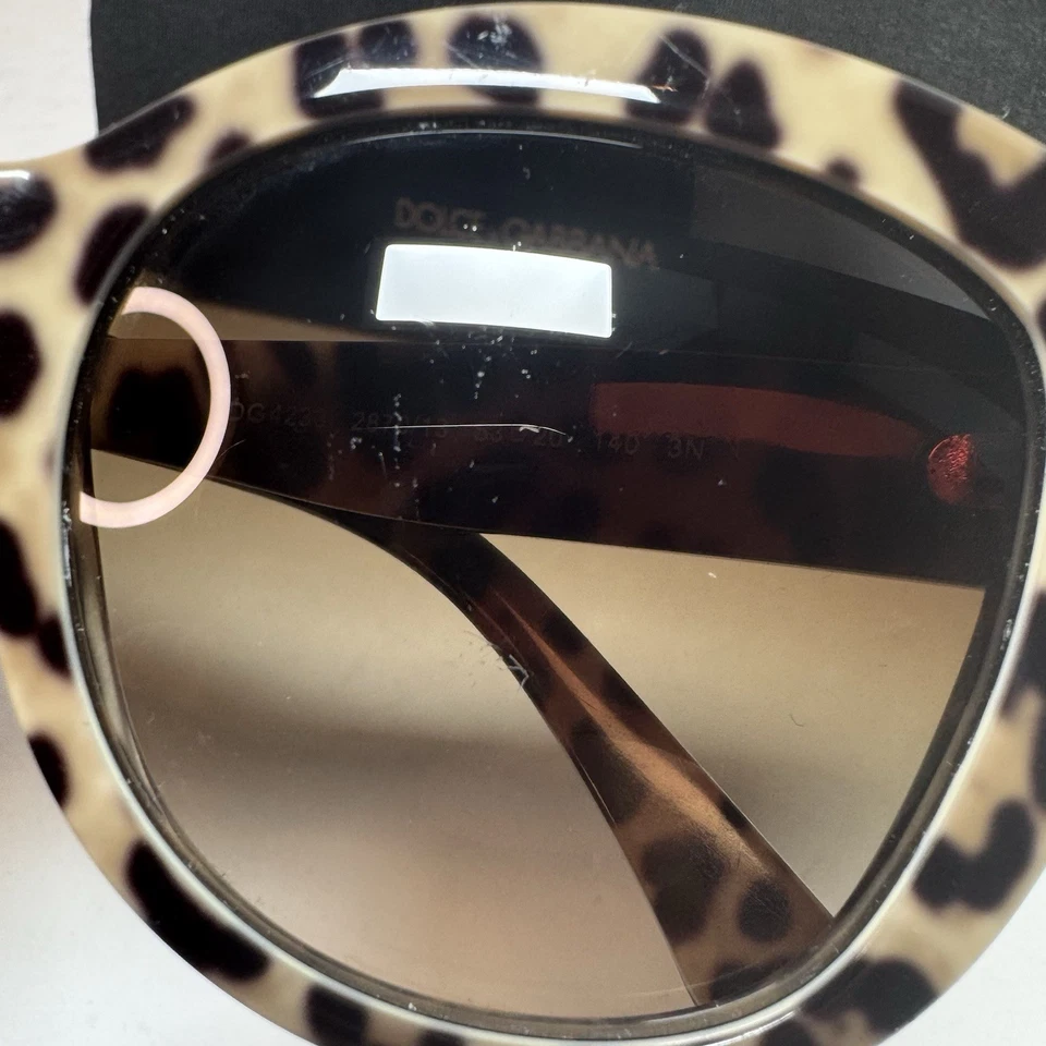 Gafas de sol Dolce & Gabbana DG4233 2870/13 leopardo estampado de guepardo ojo de gato Foto 2 de 4