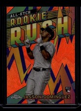 2024 Topps Chrome Jasson Dominguez RC Orange /25 YANKEES 🔥🔥🔥🔥