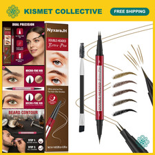 Double-Ended Brow Pen - Ultra-Precise, Long-L...