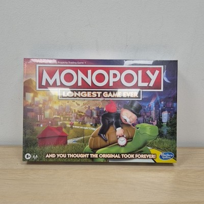 Monopoly Longest Game Ever Edition Retired Version Hasbro 2019 Unbespielt Sealed