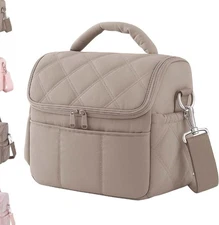 Insulated Lunch Bag Lunch Box for Women,Double Deck Leak Proof Cooler Tote with