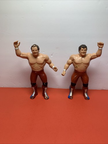 WWF LJN Wrestling Superstars British Bulldogs Dyna...