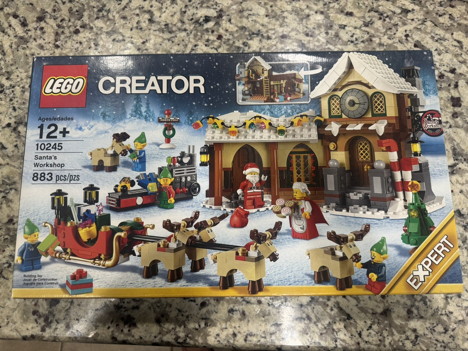 Lego Creator Expert Santa's Workshop 10245 New Factory Sealed In Box 2014