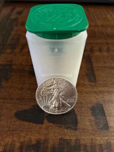 2016 American Silver Eagle Coin 1 oz $1 - Twenty 20 BU Coins in Mint Tube