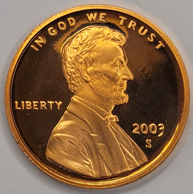 2003 S Gem Proof DCAM Lincoln Memorial Cent