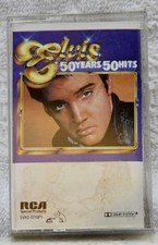 Elvis Presley 50 Years 50 Hits Cassette Tape RCA, 1985 
