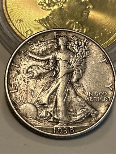 Photo of a 1938-P Walking Liberty Half Dollar from an eBay listing that sold on Jul 20, 2026