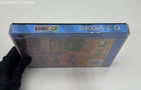 Sega CD - Sonic CD + Case , Manual & Registration Card - Tested - READ DESC!
