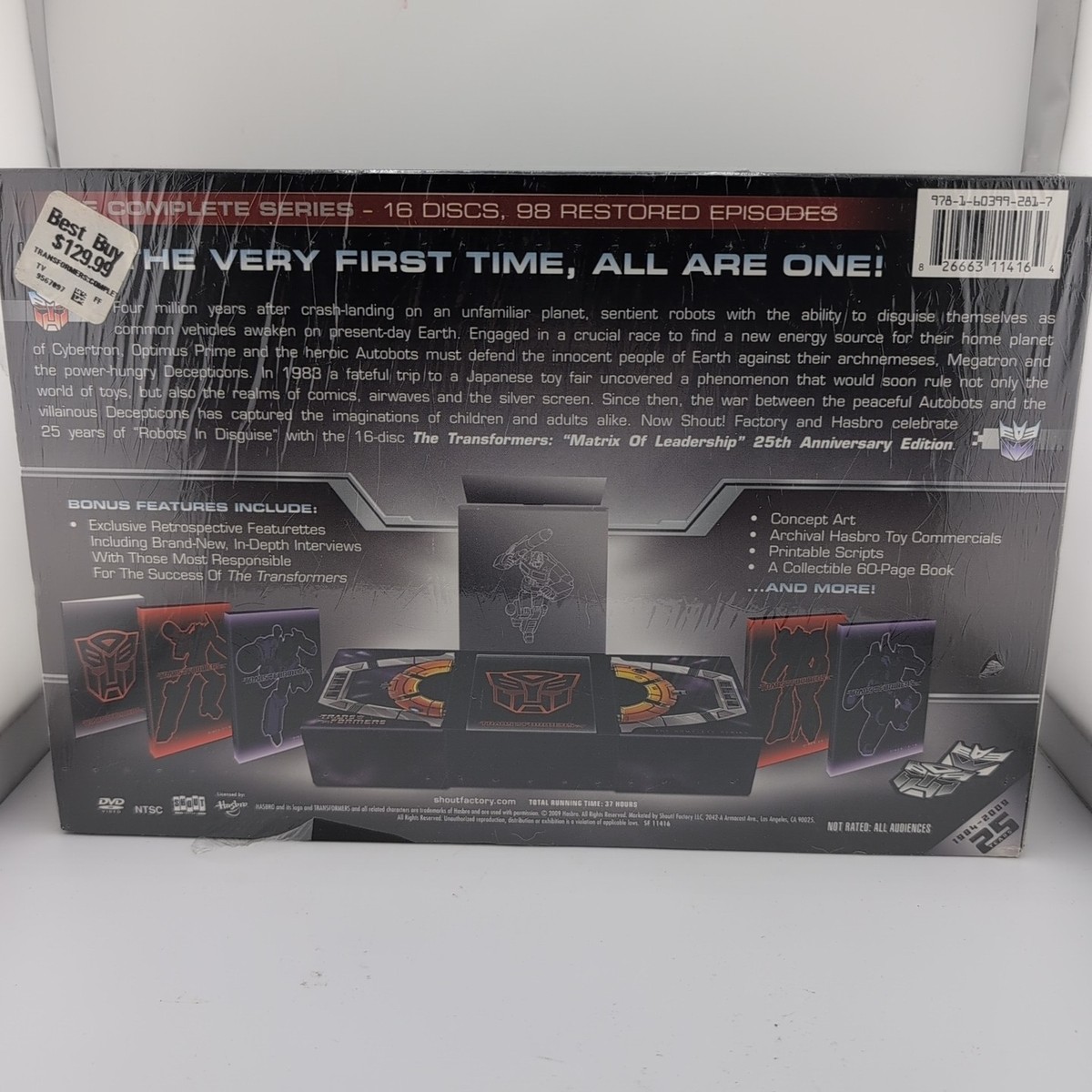 Transformers: The Complete Series (DVD, 2009, 16-Disc Set