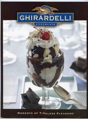 Ghirardelli Chocolate Moments of Timeless Pleasure Menu 2006