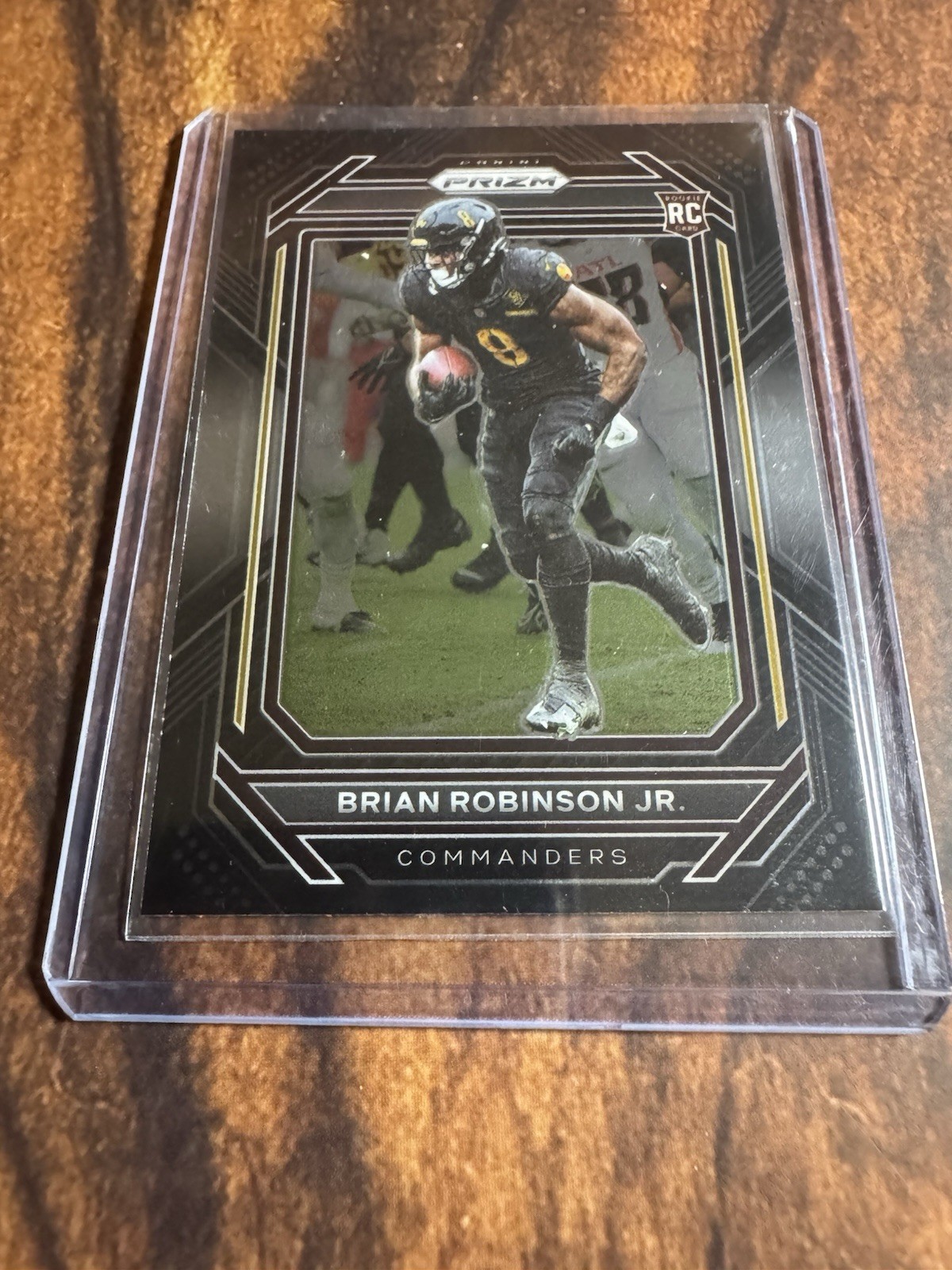 2022 Panini Chronicles - Prizm Black Brian Robinson Jr. #PB-23 Silver (RC)