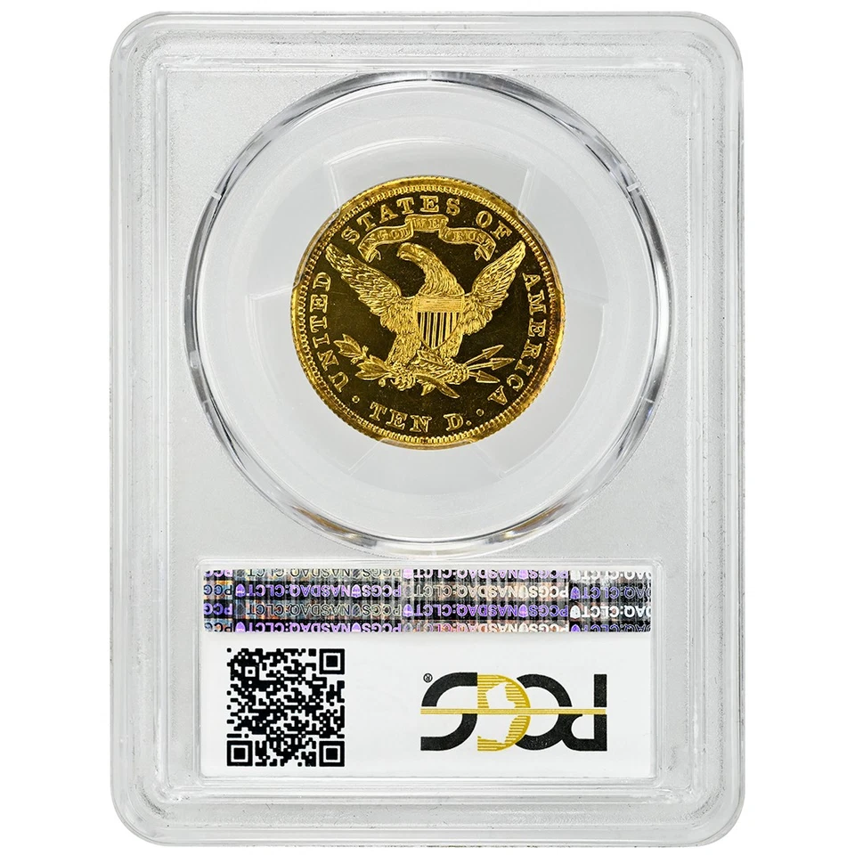 Moneda rara Liberty Head 1900 $10 graduación profesional PR64CAM CAC Foto 2 de 2
