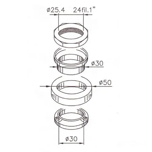 Lenkkopflager Satz Sangyang/Sym Allo 25 4T 2010-image