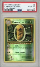 2016 Pokemon XY Evolutions Kakuna Reverse Foil Holo #6 PSA 10