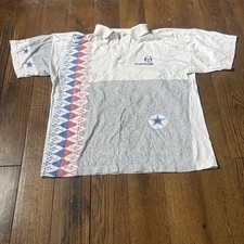 Vintage European Sergio Tacchini Polo Men s Medium With Sick Graphic