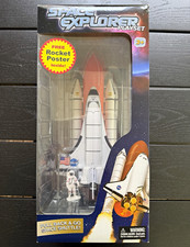 WowToyz Space Explorer Shuttle Launch Center Playset Pull Back  Go IN-SHL