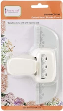 /CRAFTER'S 3PL Paper, Dotted Heart Border Punch