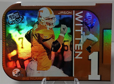 JASON WITTEN 2003 PRESSPASS DIECUT ROOKIE RC CARD #BN 34/36 COWBOYS NFL. rookie card picture
