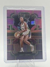 2024 Panini Select WNBA #4 Jaelyn Brown Prizms Pink and Purple #/99