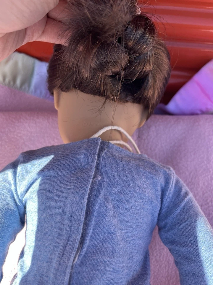 "Muñeca American Girl Just Like You #55 pelo castaño ojos verdes pecas 18""" Foto 2 de 3