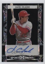 2024 Leaf Metal Sports Heroes Black Crystals 13/20 Jack Clark #BA-JC1 Auto 7bt