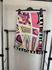 Emilio Pucci, Knee Length skirt, women, tight, All seasons, colorful, Geometric