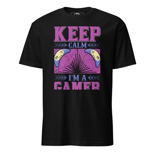 Keep Calm I'm A Gamer Short-Sleeve Unisex T-Shirt
