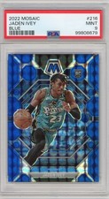 2022 MOSAIC RC JADEN IVEY BLUE PRIZM #216 DETROIT PISTONS PURDUE PSA 9 MINT /199